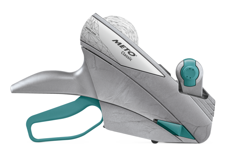 Meto Classic S - Hand labeler with label roll, side view