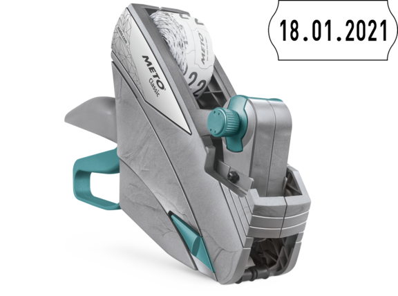 Product image: Meto Classic S 1026/16 Hand Labeller - Handheld device for labelling best-by dates and expiration dates