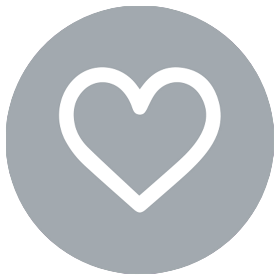 Ejemplo de etiqueta Meto - etiqueta de marketing con motivo de corazón para acercarse al cliente