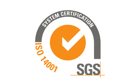ISO 14001 certificate