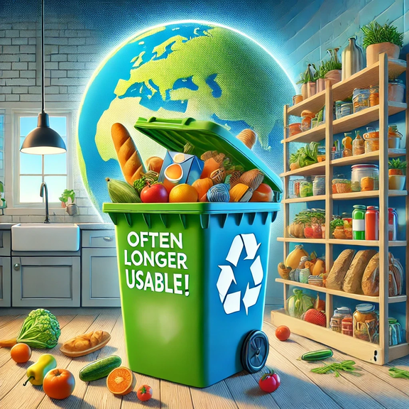 food waste, reduce, labels