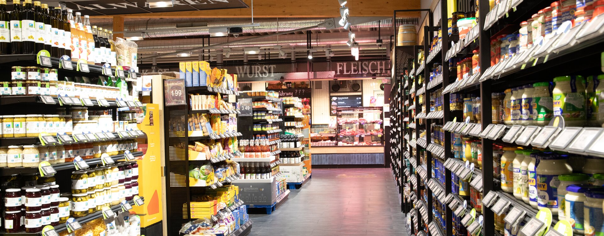 Grocery store, retail, ESL strips