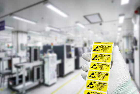 Industrie, Étiquettes d'information, Étiquettes de scellement