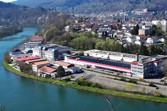Meto company building in Hirschhorn - headquarters of the traditional company