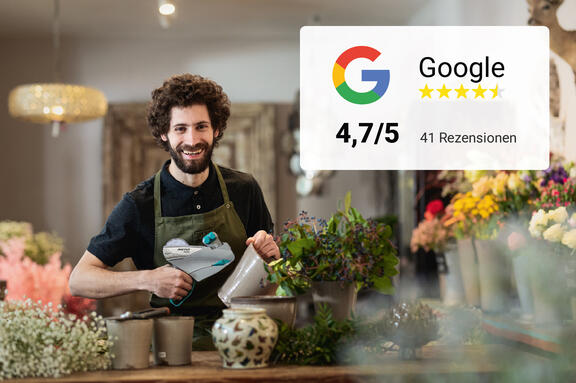 Meto Google-Rezensionen: 4,7 von 5 Sternen bei 41 Bewertungen