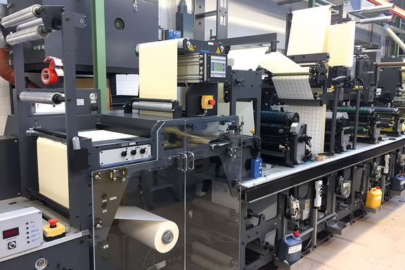 Bild von der Meto Etikettendruckmaschine