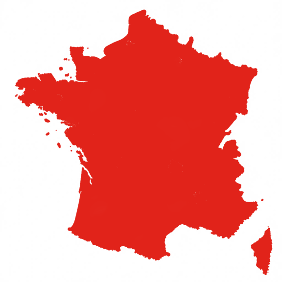 Location map France - Contact details of the local Meto office