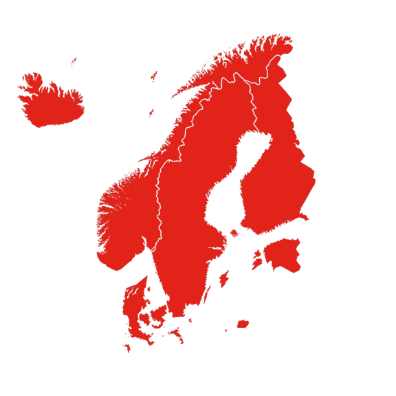 Mapa lokalizacji Nordics - Dane kontaktowe lokalnego biura Meto