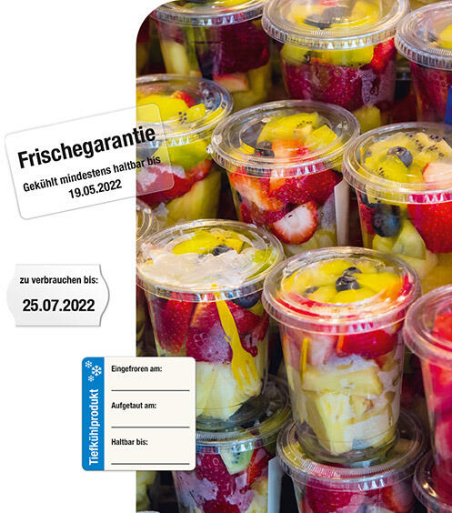 Etiketten, Informationsetiketten, Webeetiketten, Siegeletiketten, Lebensmittel, Gastronomie