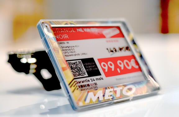 Produktbild Meto Snap ON Inlay - Inlay um die elektronischen Preisschilder in dem Mittelpunkt zu rücken