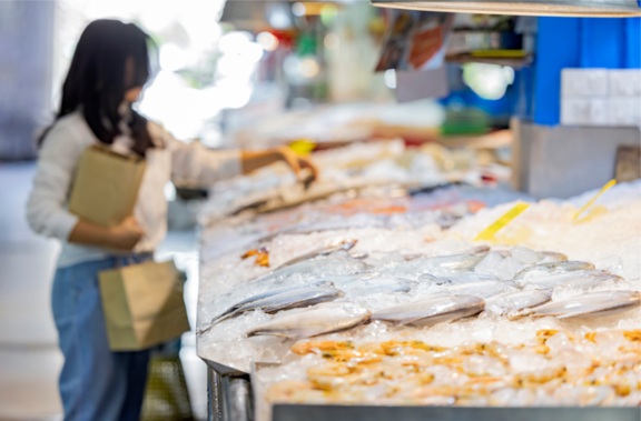 Meto call system Turn-O-Matic for queue management in supermarkets