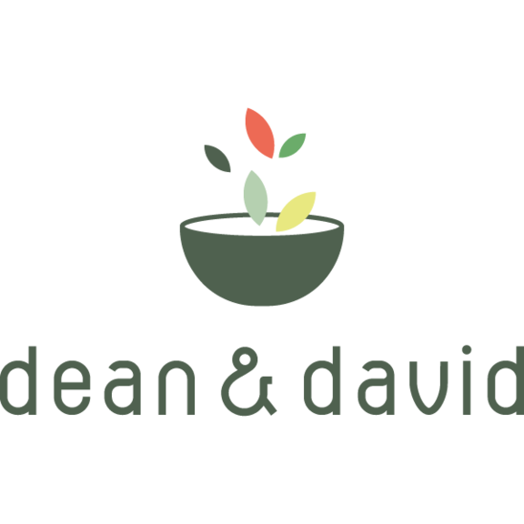 dean&david Logo – Gastronomiekette und Partner von Meto für Etiketten und Kennzeichnung