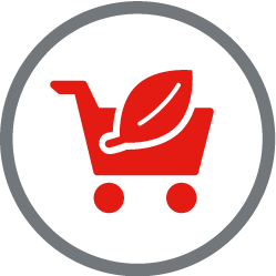 Symbol der nachhaltigen Beschaffung
