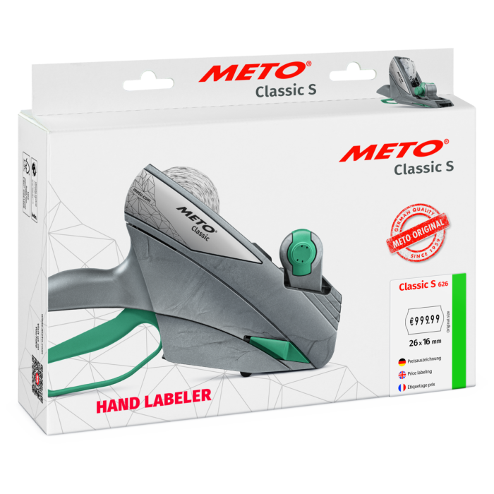 Meto Classic S 626/16, étiqueteuse de prix, entre autres pour l’étiquetage de prix