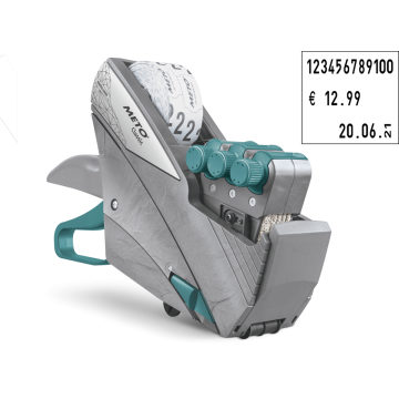 Meto Classic XL 3329, Preisauszeichner, u.a. MHD/Datum und Artikelnummer