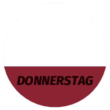 Étiquettes lavables « Donnerstag » pour usage quotidien, couleur marron, rondes de 26 mm, 1 000 étiquettes par boîte de Distributeur