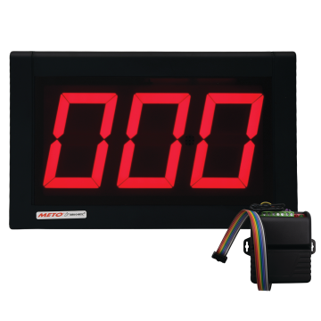 Turn-O-Matic uitbreidingsdisplay/-indicator INR903-black RF (primair)
