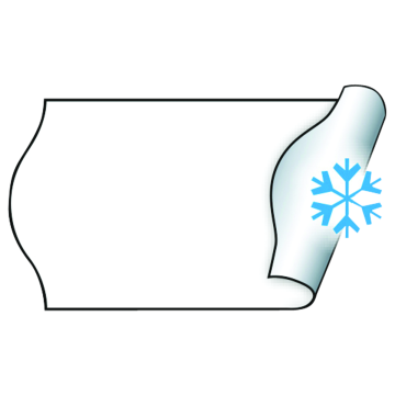 Meto Etiketten 22x12mm, weiß, tiefkühl, 12 Rollen