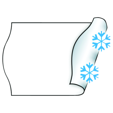 Meto Etiketten 22x16mm, weiß, tiefkühl, 6 Rollen