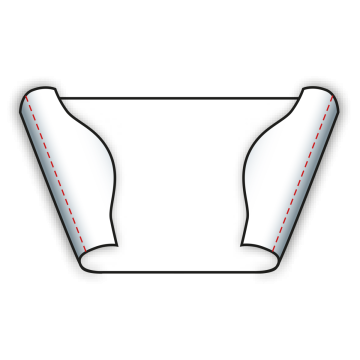 Meto Etiketten 26x12 mm, weiß, ablösbar, teilgummiert