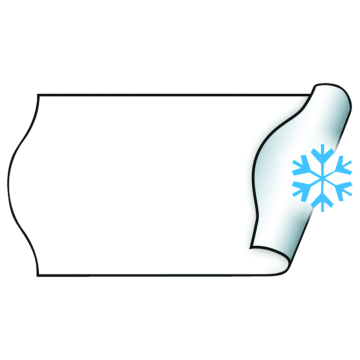 Meto Etiketten 26x12 mm, weiß, tiefkühlgeeignet, 36 Rollen