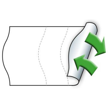 Meto Etiketten 26x16 mm, weiß, wiederablösbar, 36 Rollen