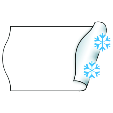 Meto Etiketten 26x16 mm, weiß, tiefkühlgeeignet, 36 Rollen