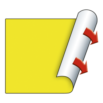 Meto Etiketten 29x28 mm, fluor-gelb, permanent haftend, 30 Rollen