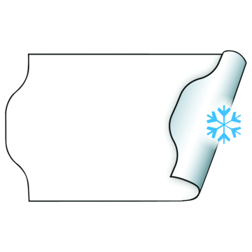 Meto Etiketten 32x19mm, weiß, tiefkühl, 5 Rollen